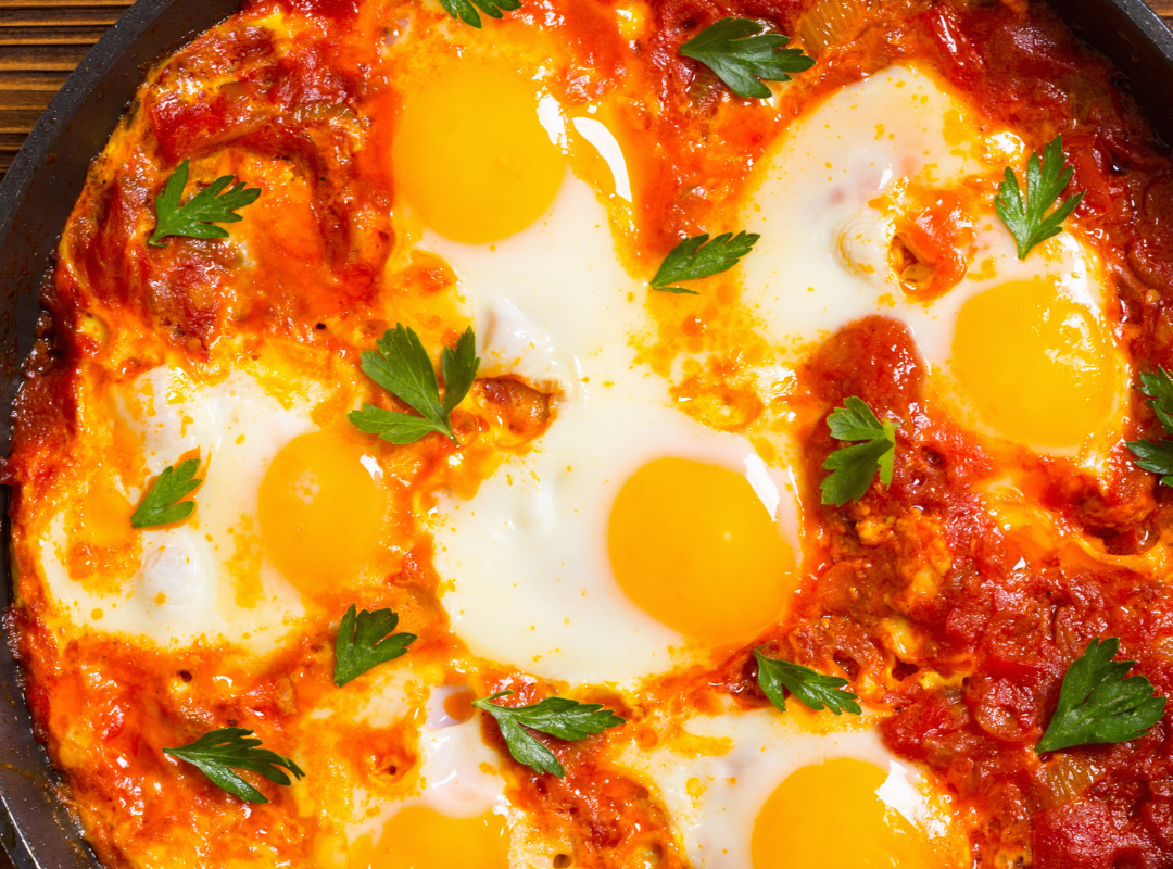 Shakshuka met Gin - recept van The Spice Club