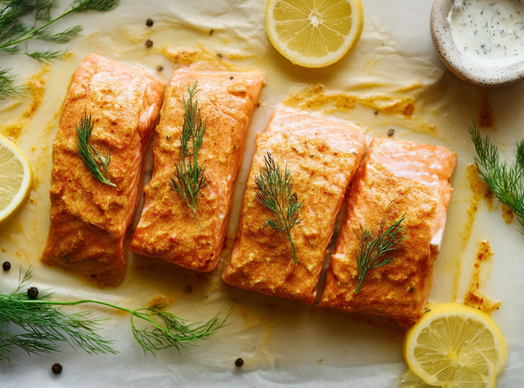 Gemarineerde zalm met citroen couscous - recept van The Spice Club