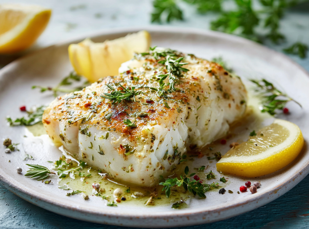 Gebakken Kabeljauw met Citroen