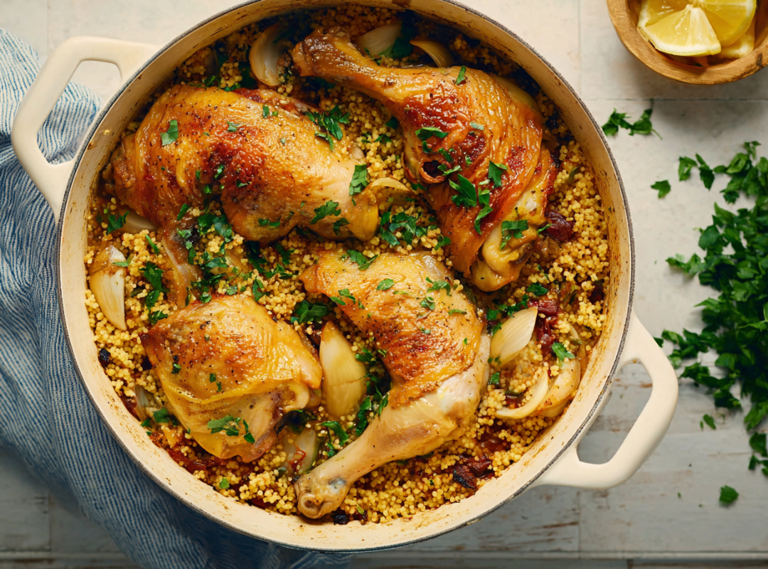 Kip met Couscous en Citroen