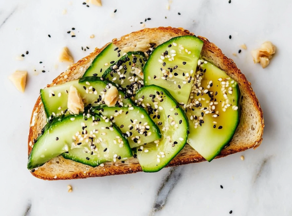 Avocado sushi toast - recept van The Spice Club