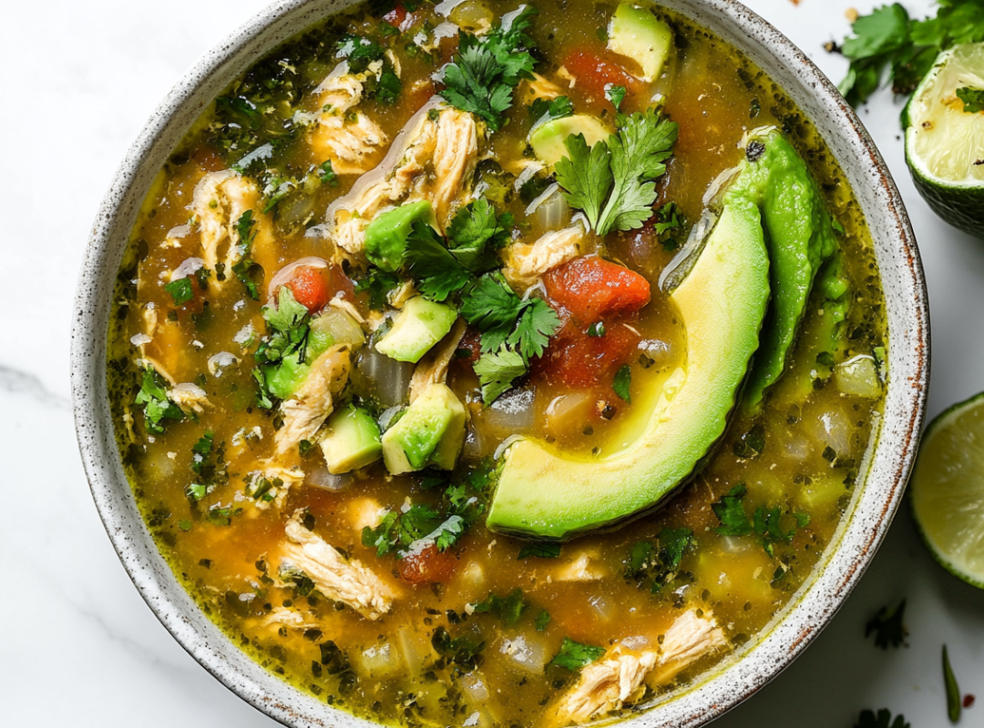 Groene Chili Soep met Kip - recept van The Spice Club