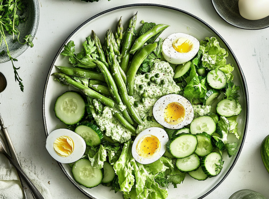 Green Goddess Lente Salade met Asperges