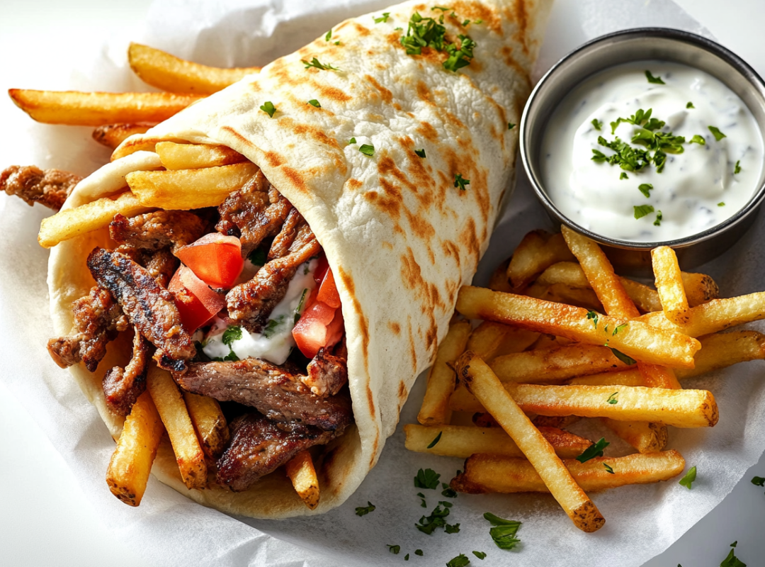 The Spice Club Gyros met Frietjes