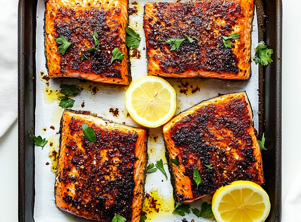Crispy Zalm Cajun Style - recept van The Spice Club