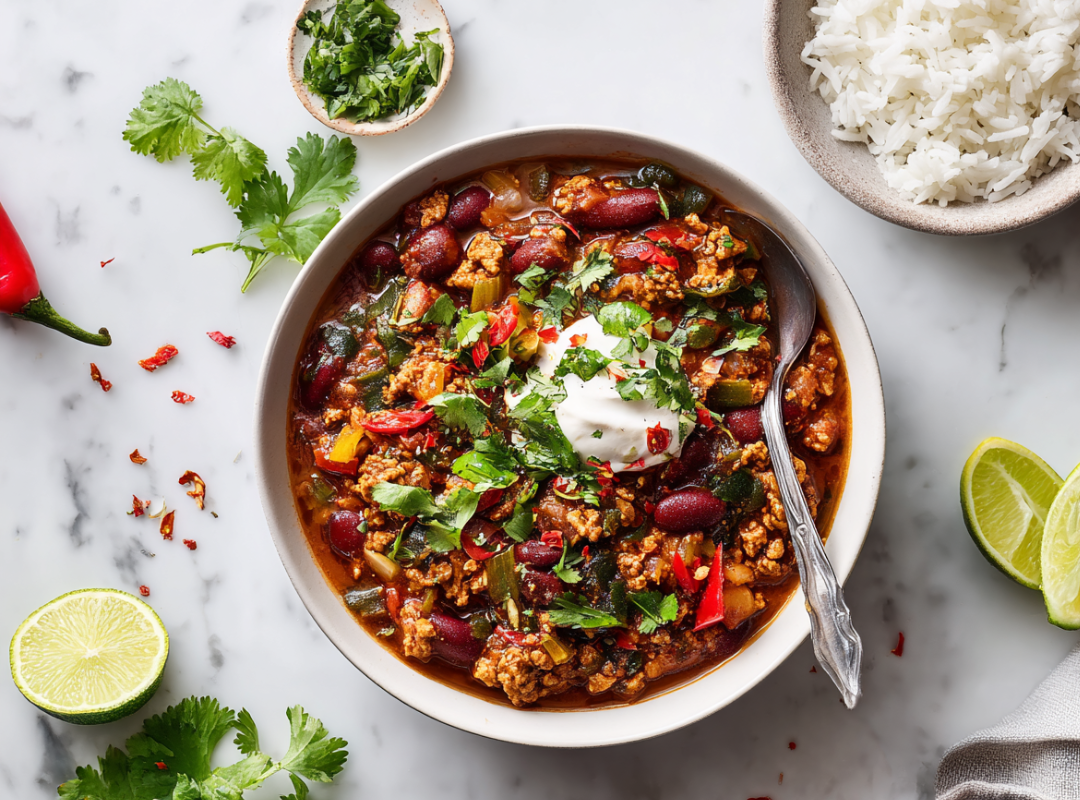 Mexicaanse Kip Chili met Linzen