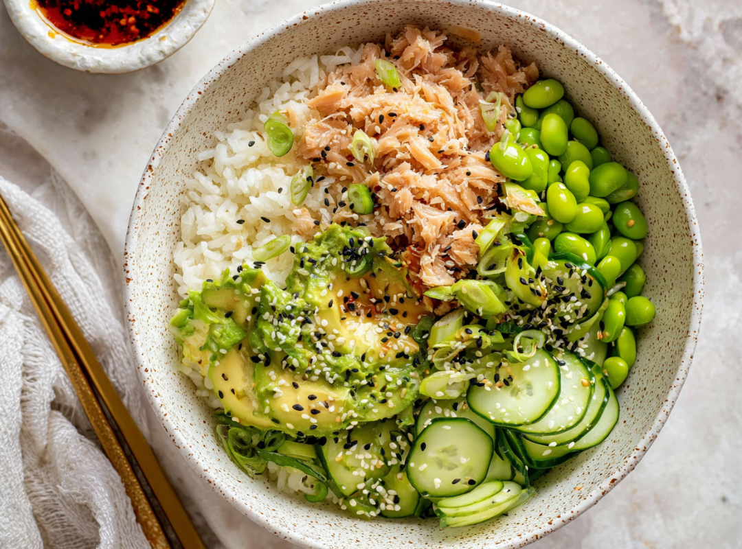 Crispy Rijst Bowl met Tonijn & Avocado