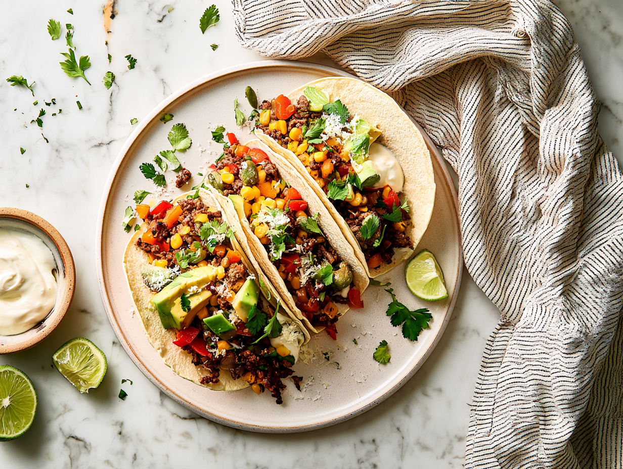 Mexicaanse Taco's met Gehakt en Avocado