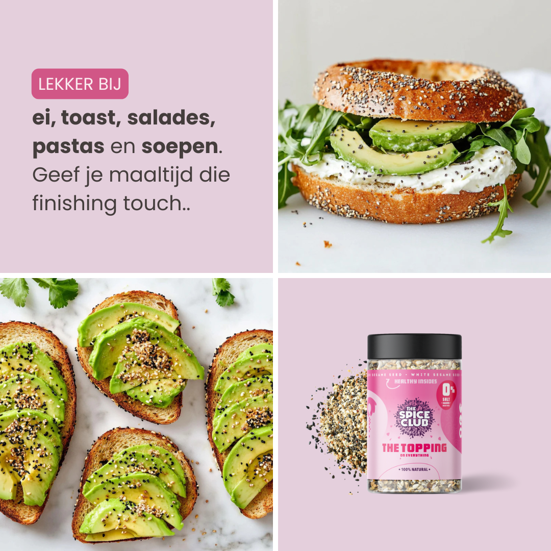 Crunchy Everything Bagel Topping