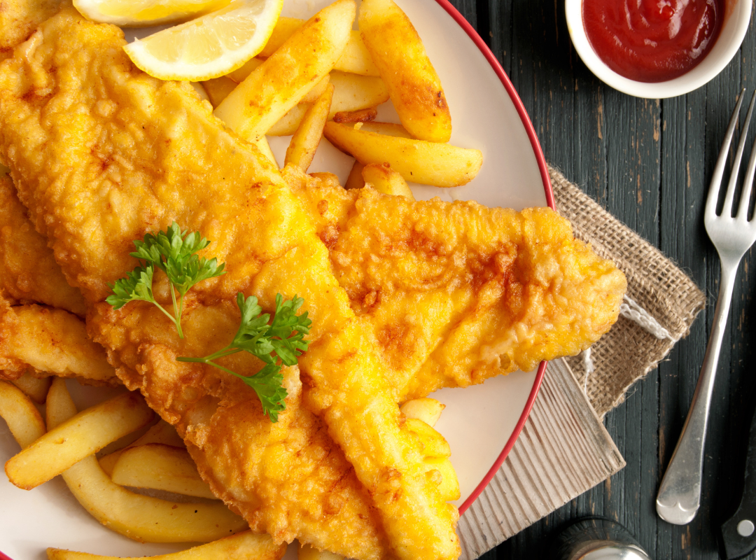 gezonde fish & chips