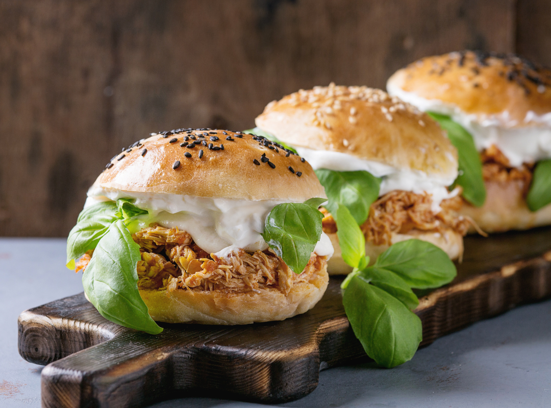 Pulled Chicken Burger