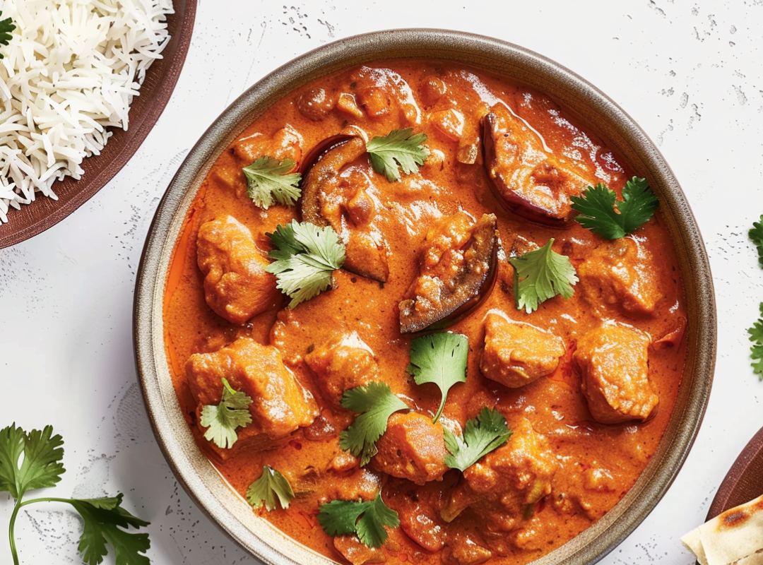 Tikka Massala met Aubergine