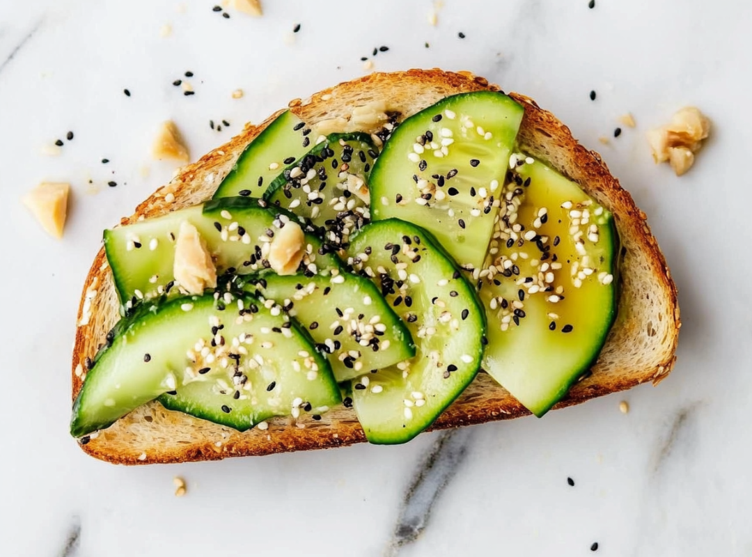 Avocado sushi toast