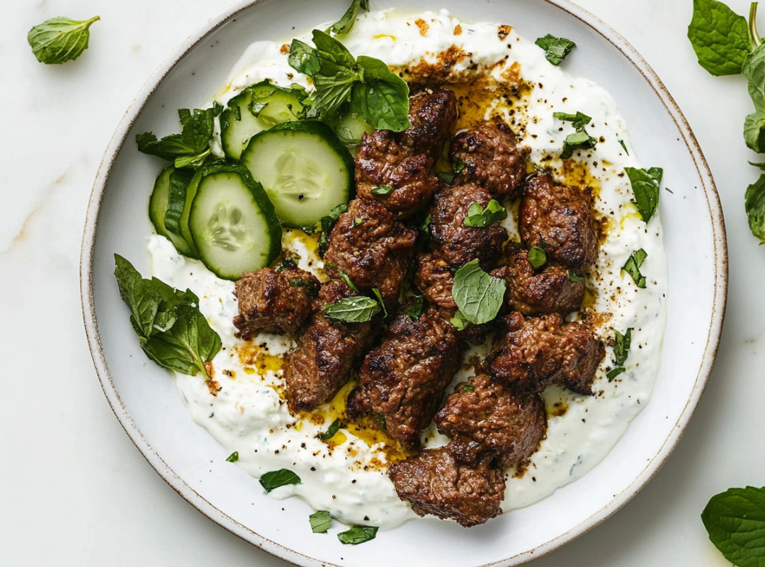 Beef Shoarma met Yoghurtdressing