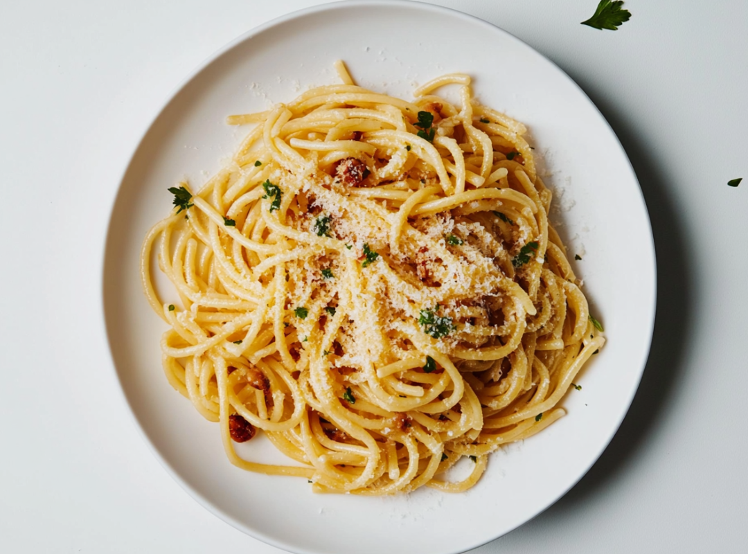 Snelle Garlic Pepper Pasta