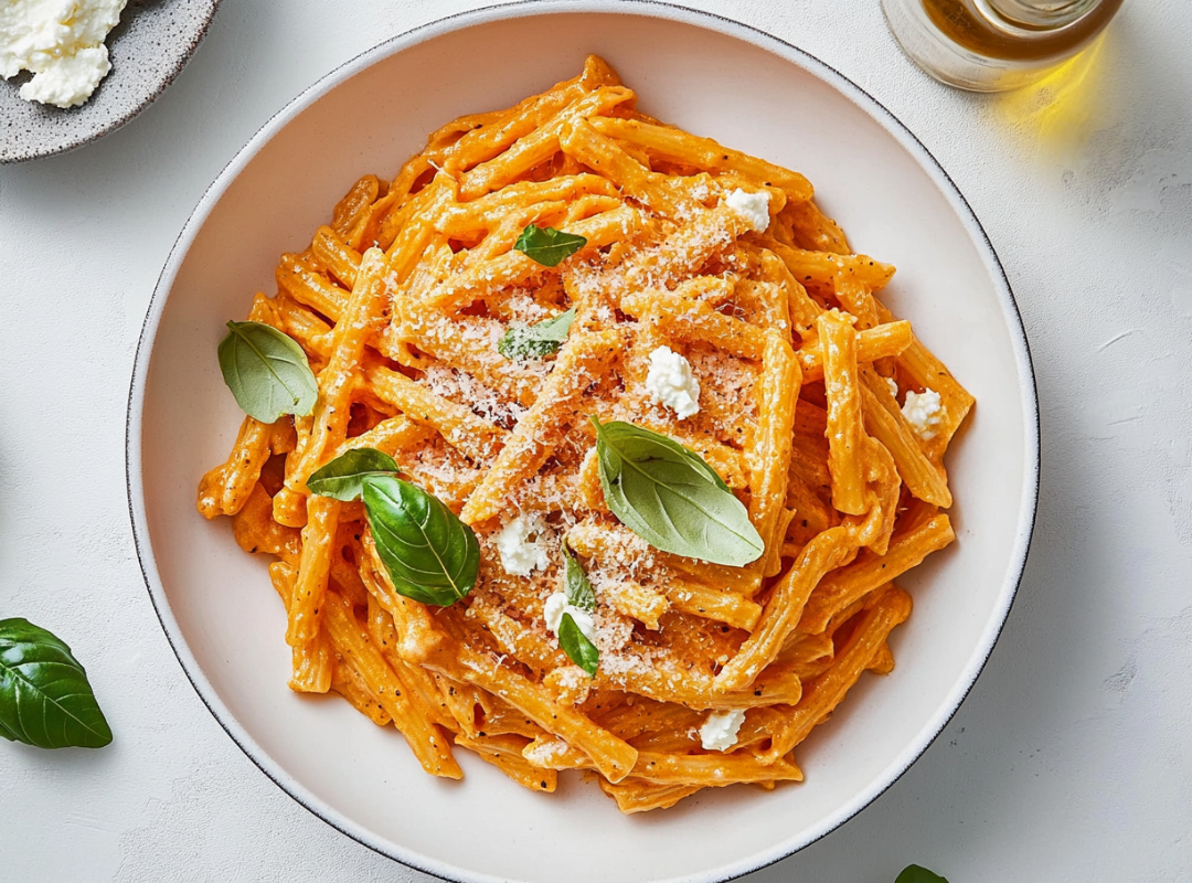 Pasta Alla Vodka met Ricotta