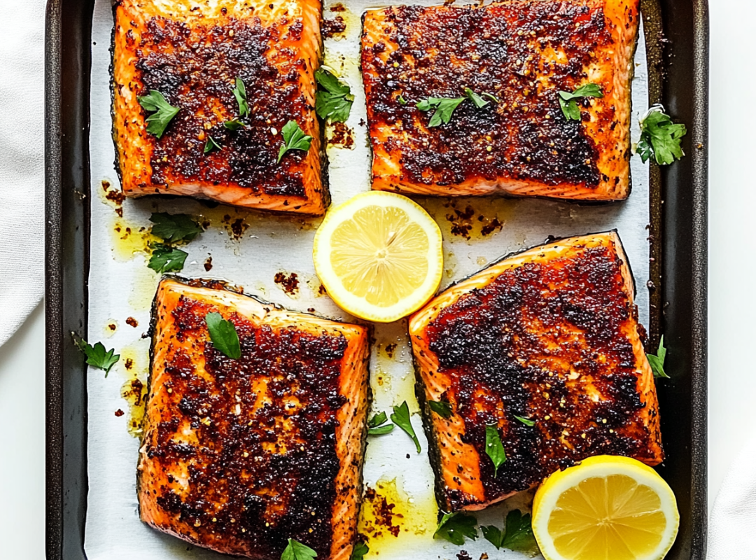 Crispy Zalm Cajun Style