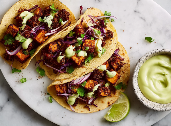 Crispy Tofu Tacos - recept van The Spice Club