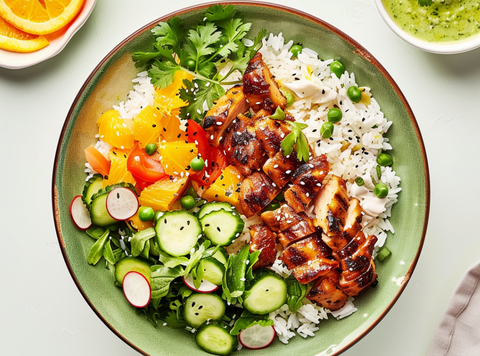 Citrus Kip Rijst Bowl