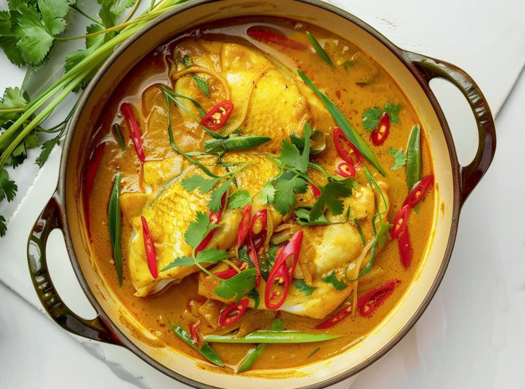 Coconut Curry met Vis