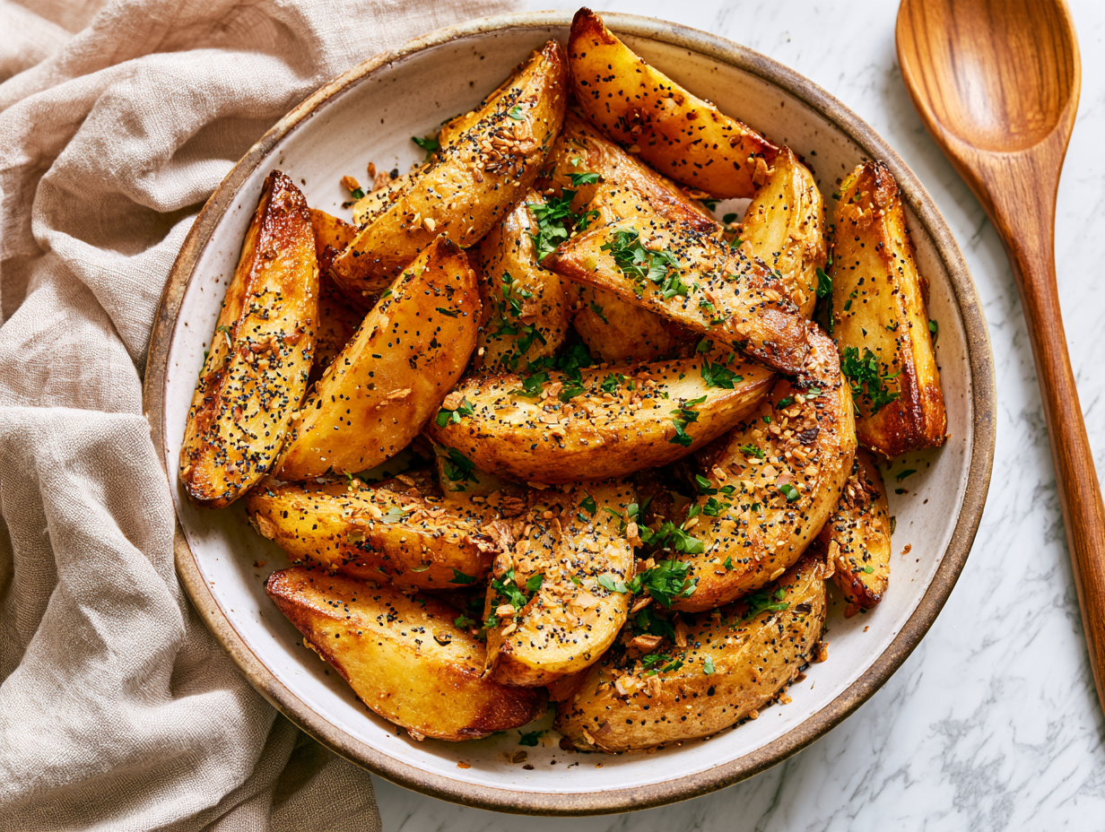 Krokante Aardappelpartjes uit de Oven