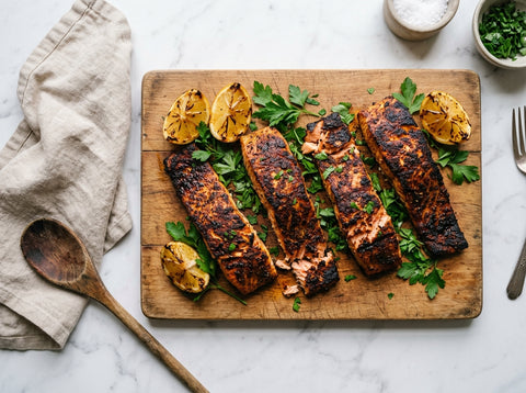 Pittige BBQ-Vis Cajun — Krokant en Vol Smaak