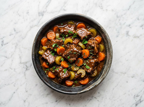 Stoofvlees van riblappen met Dutch Hachee Mix