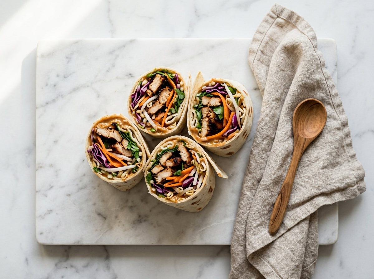 Thaise Kip-Wraps met Indo Mix — Aziatisch in 20 Minuten - recept van The Spice Club