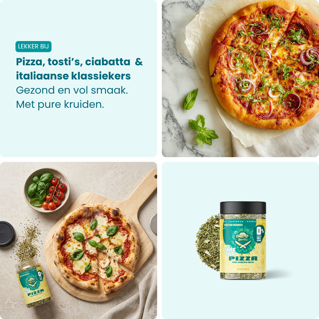 Pizza Mix - ingrediënten en specerijen