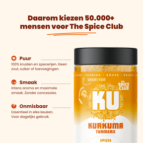 Kurkuma gemalen bereiding - goudgele curry gerechten | The Spice Club