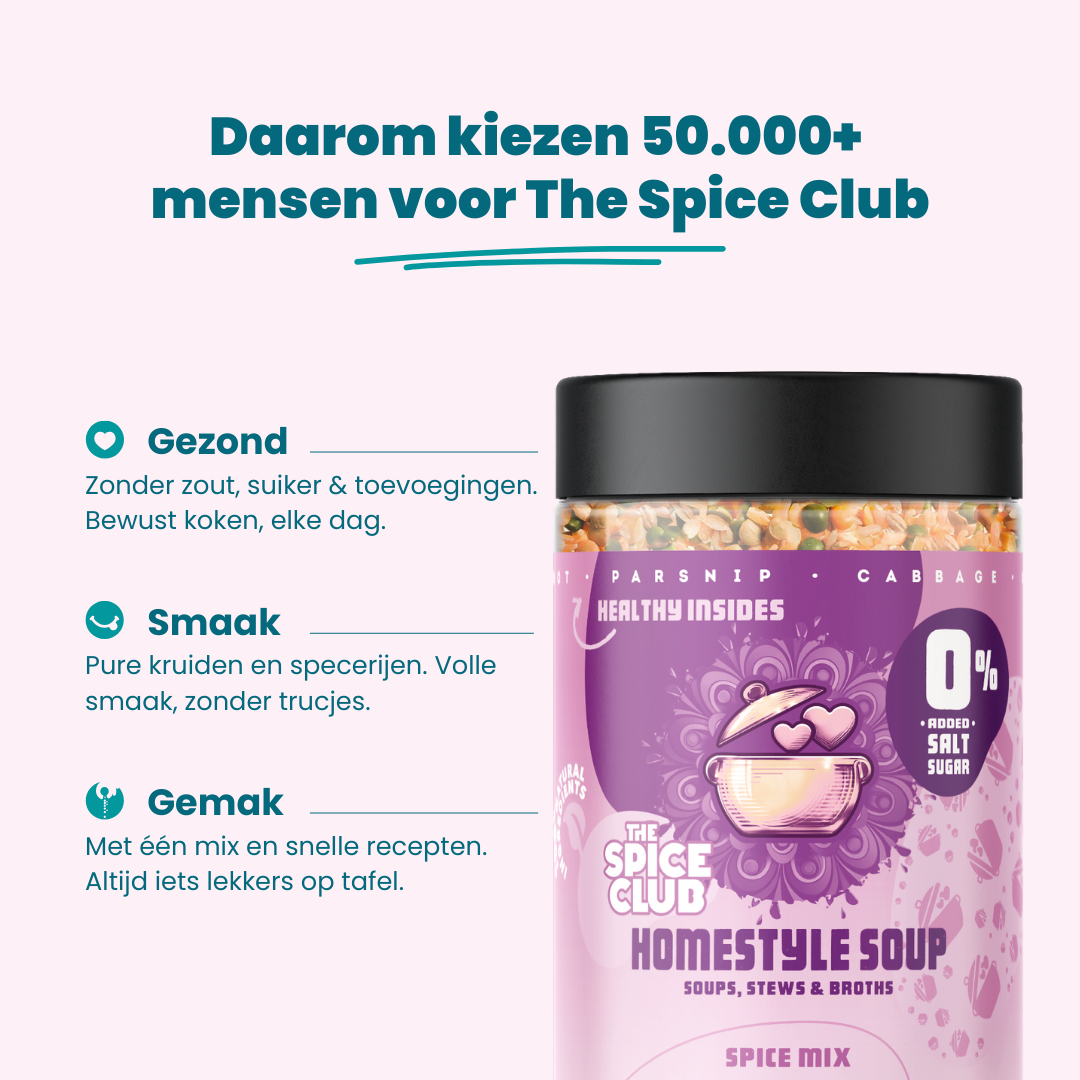 Soep Mix - kruidenmix, 100% natuurlijk - sfeerbeeld | The Spice Club