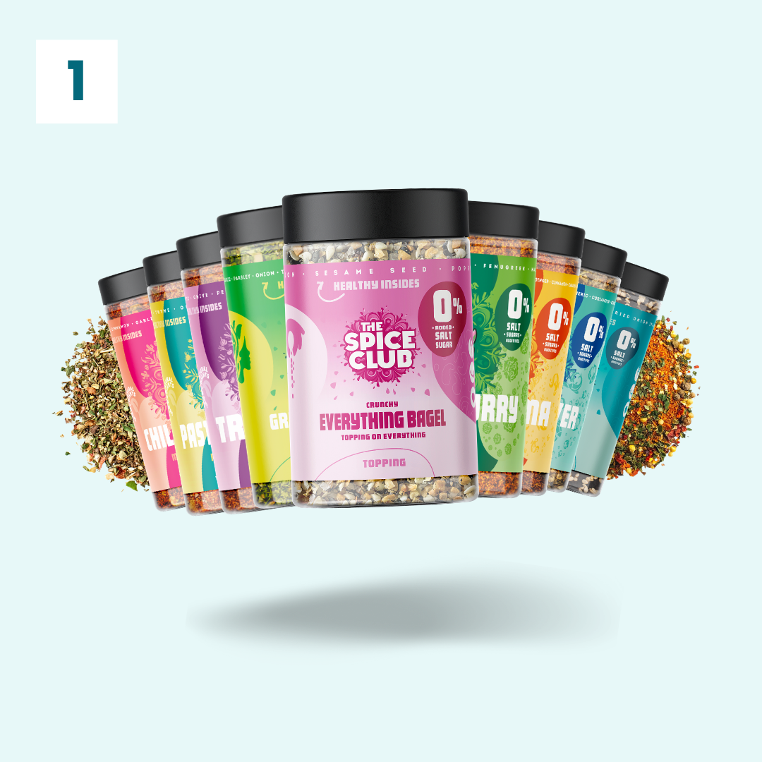 Kruidenmixen en toppings van The Spice Club