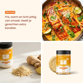 Gemberpoeder - specerijen - verpakking | The Spice Club