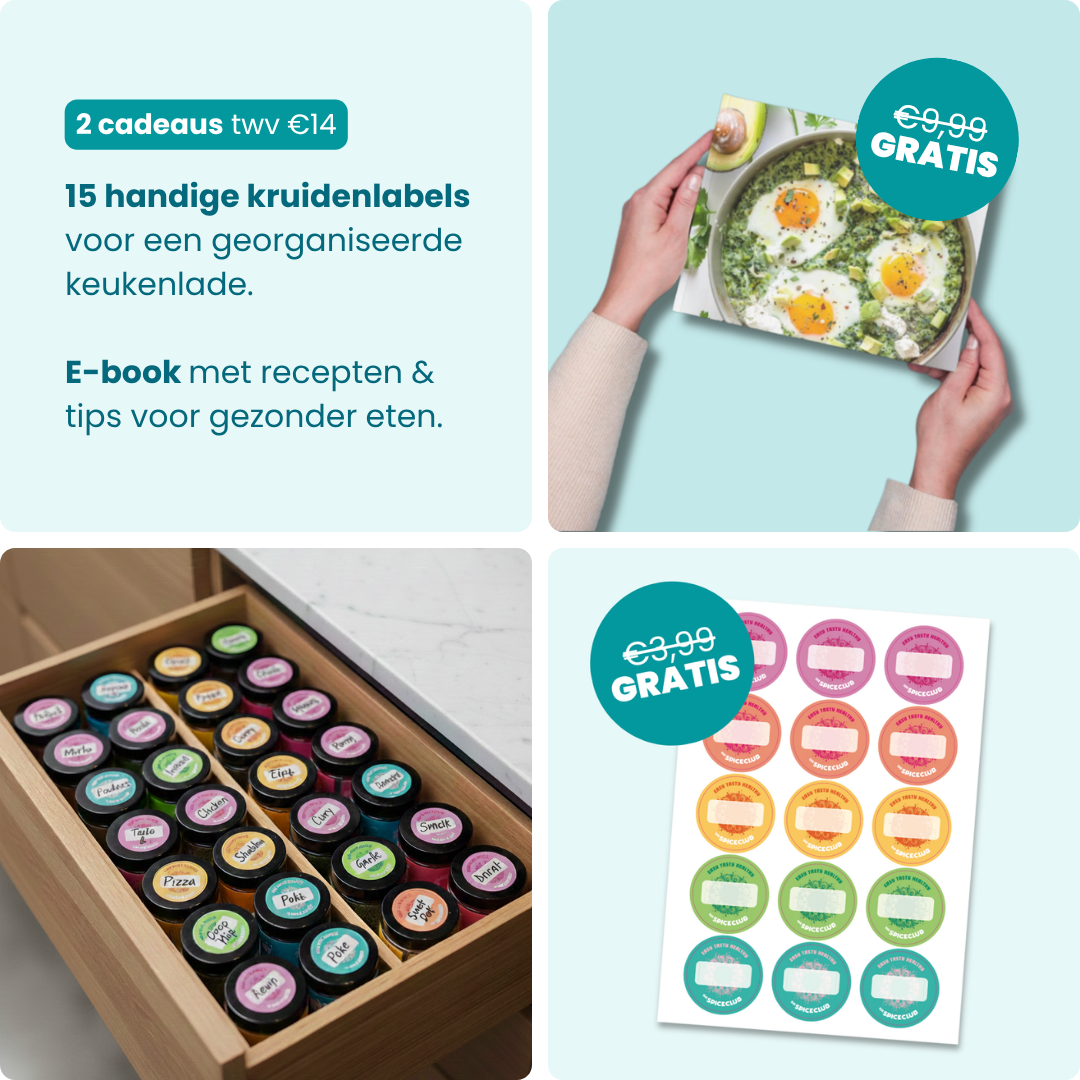 De Starter Set · 9-Pack - bundel, 100% natuurlijk, zoutvrij - detail | The Spice Club