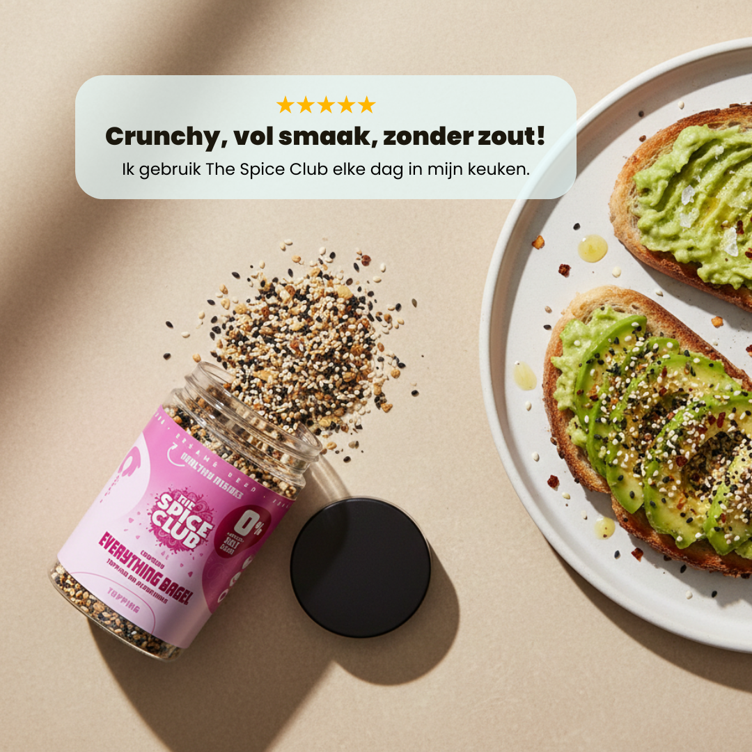 De Toppings Favorieten · 6-Pack - kruidenmix, 100% natuurlijk - detail | The Spice Club